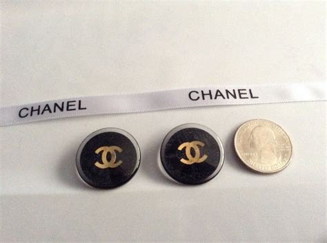 chanel button black and gold replacement|More.